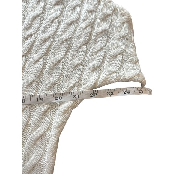 New York & Company Women's White Knitted Top - Picture 5 of 6